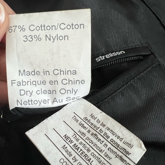 Strellson waxed cotton mens jacket 50 - Picture 6 of 7